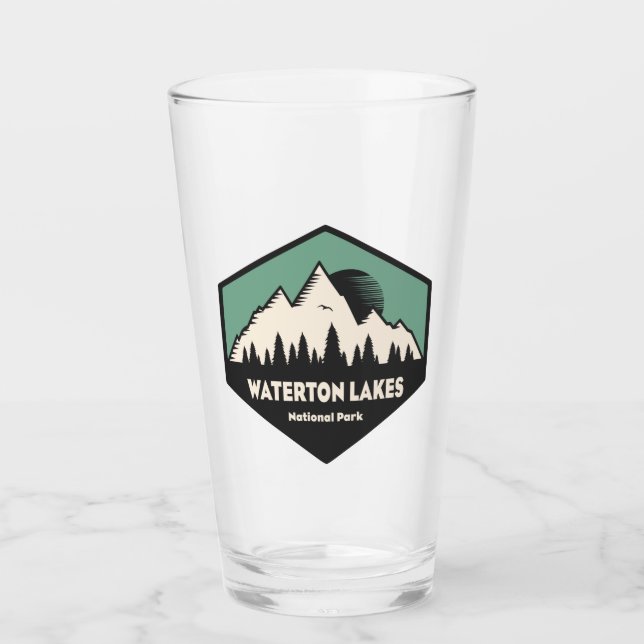 Nationalpark Waterton Lakes Glas (Vorderseite)