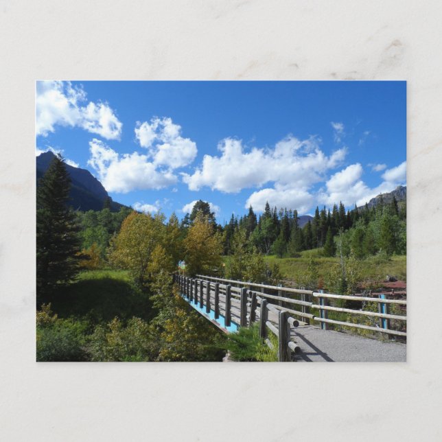 Nationalpark Waterton Lakes Postkarte (Vorderseite)