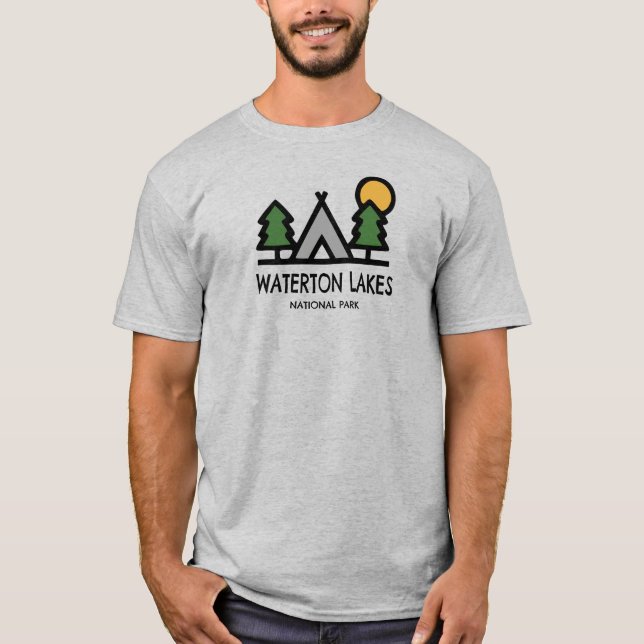 Nationalpark Waterton Lakes T-Shirt (Vorderseite)