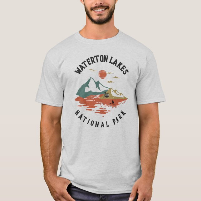 Nationalpark Waterton Lakes T-Shirt (Vorderseite)