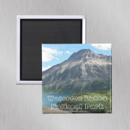 Nationalpark Waterton Seen Landschaft Magnet