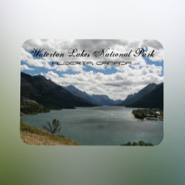 Nationalpark Waterton Seen Landschaft Magnet
