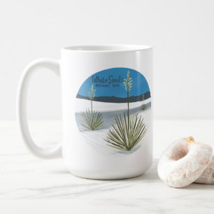 Nationalpark Weißer Sand New Mexico Gypsum Yucca Kaffeetasse