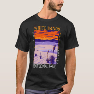 Nationalpark Weißer Sand Vintag beängstigend T-Shirt