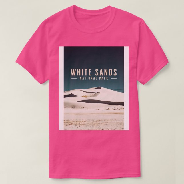 Nationalpark White Sands - Illustration T-Shirt (Design vorne)