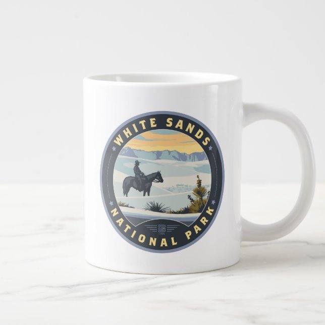 Nationalpark White Sands Jumbo-Tasse (Rechts)