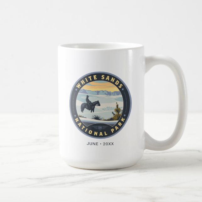 Nationalpark White Sands Kaffeetasse (Rechts)