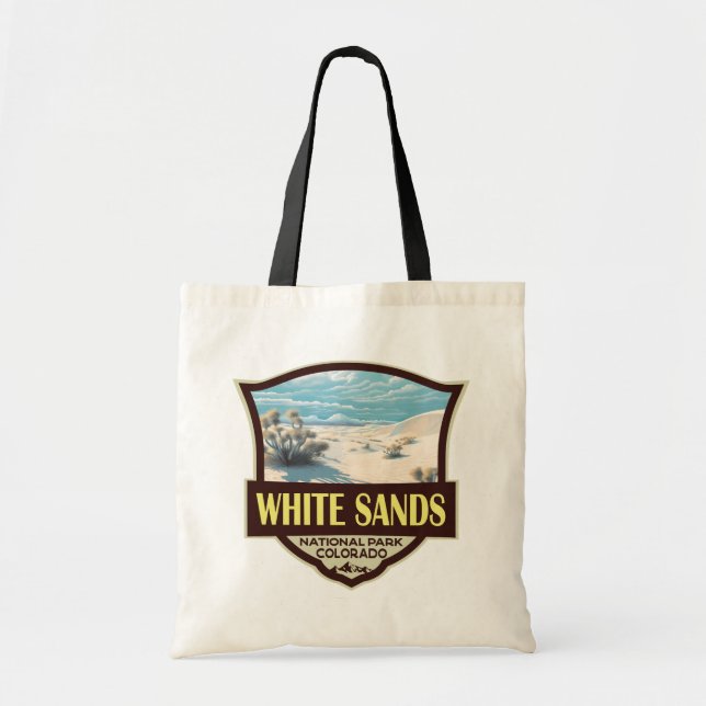Nationalpark White Sands Vintage Tragetasche (Vorne)