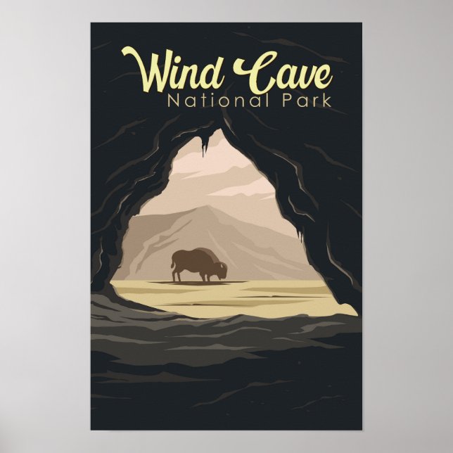 Nationalpark Windhöhlen - Paradies für Kletterhexe Poster (Vorne)
