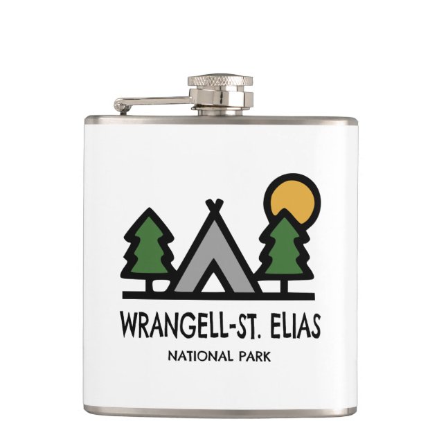 Nationalpark Wrangell-St. Elias Flachmann (Vorderseite)