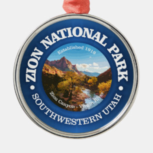 Nationalpark Zion 2 Ornament Aus Metall