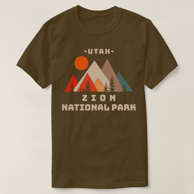 Nationalpark Zion 4 T-Shirt (Design vorne)