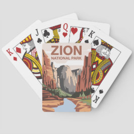 Nationalpark Zion Art Spielkarten