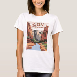 Nationalpark Zion Art T-Shirt