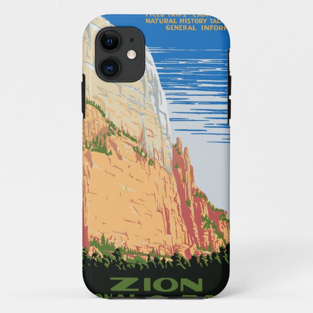 Nationalpark Zion Case-Mate iPhone Hülle (Rückseite)