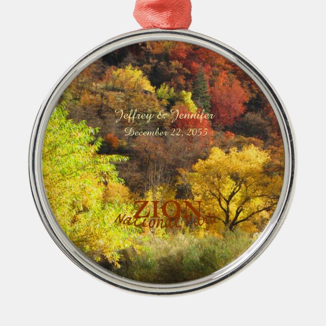 Nationalpark Zion, Herbst, Ornamente (Vorne)