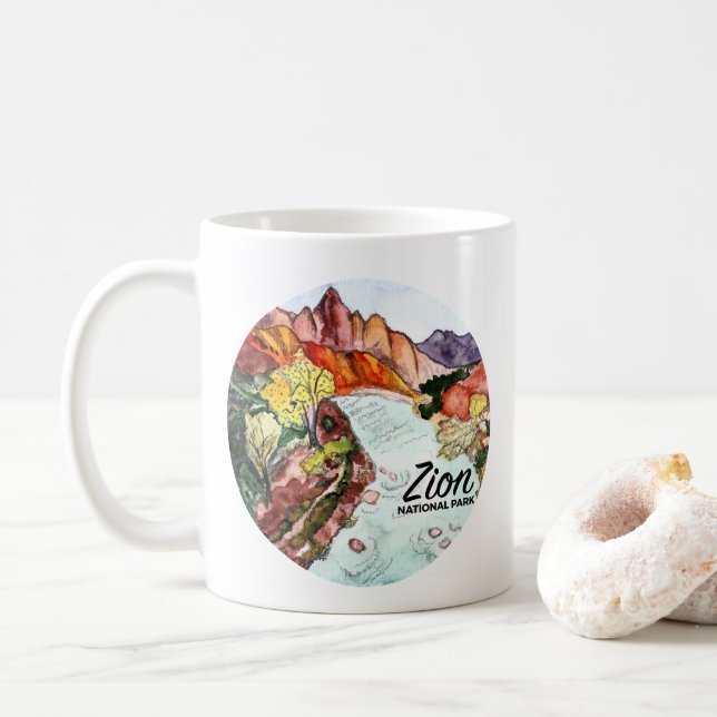 Nationalpark Zion Kaffeetasse (Mit Donut)