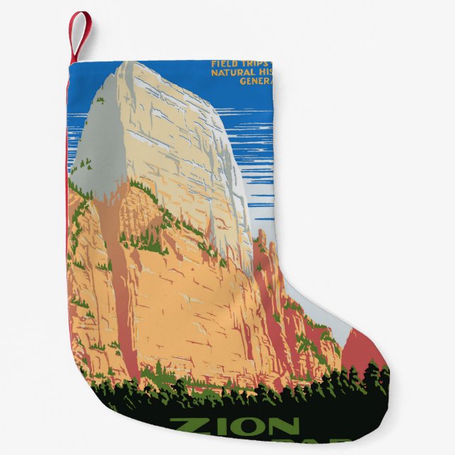 Nationalpark Zion Kleiner Weihnachtsstrumpf (Vorderseite)