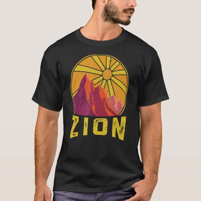Nationalpark Zion Naturpark California T-Shirt (Vorderseite)