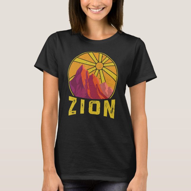Nationalpark Zion Naturpark California T-Shirt (Vorderseite)
