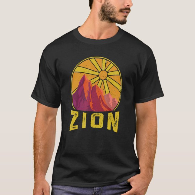 Nationalpark Zion Naturpark California T-Shirt (Vorderseite)
