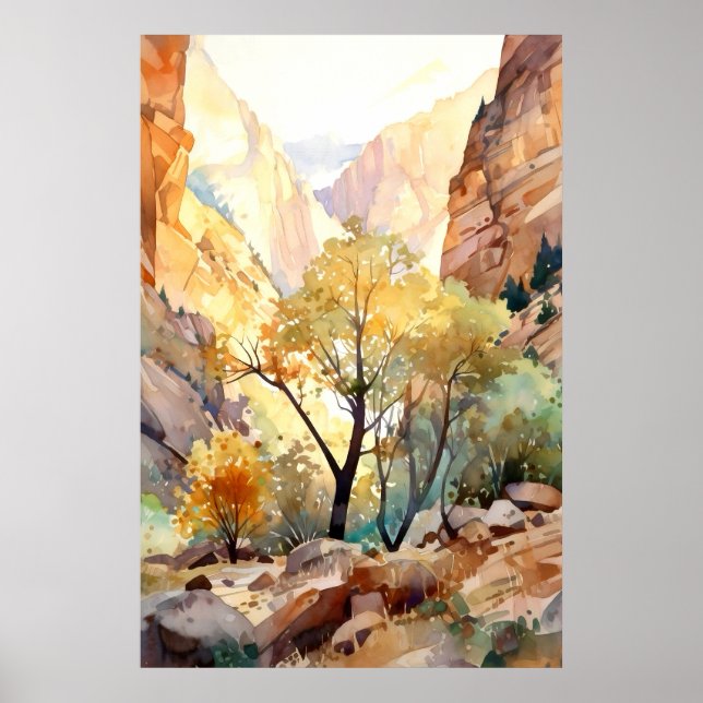 Nationalpark Zion Poster (Vorne)