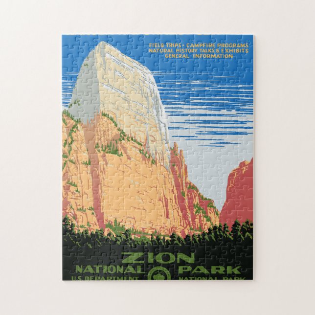 Nationalpark Zion Puzzle (Vertikal)