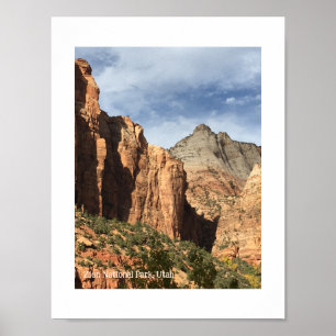 Nationalpark Zion, Utah Poster