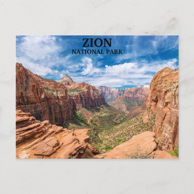 Nationalpark Zion - Utah Postkarte (Vorderseite)