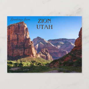 Nationalpark Zion - Utah Postkarte