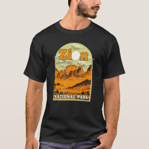 Nationalpark Zion Vintage Kunstwerke Kunstvoll wan T-Shirt