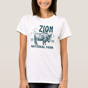 Nationalpark Zion/Vintage Utah/Camping Natur T-Shirt