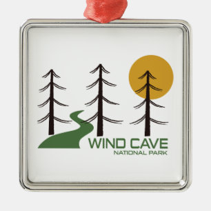 Nationalparkroute Wind Cave Ornament Aus Metall