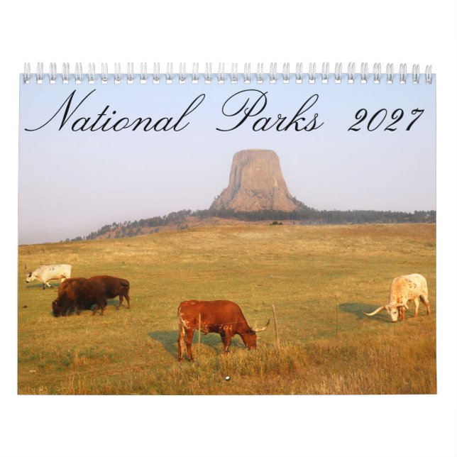 Nationalparks 2027 12-Monatskalender Kalender (Titelbild)