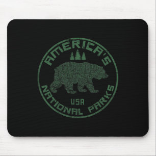 Nationalparks Bär Wandern Reisen Camping Outdoor Mousepad