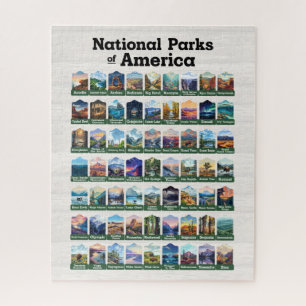 Nationalparks der Vereinigten Staaten von Amerika Puzzle