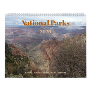 Nationalparks-Fotokalender 12 Monate 2026 Kalender
