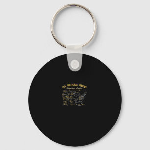Nationalparks Hoodie Karte Camping Frauen Männer W Schlüsselanhänger