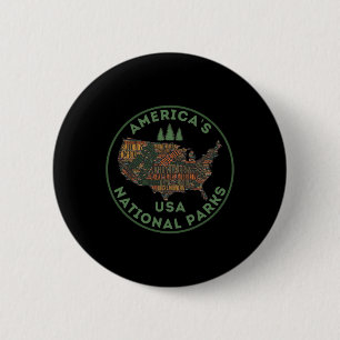 Nationalparks Karte Wandern Reisen Camping Outdoor Button