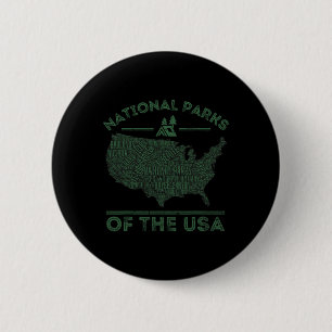 Nationalparks Karte Wandern Reisen Camping Outdoor Button