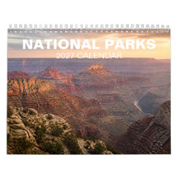 Nationalparks Landschaften 2027 Kalender