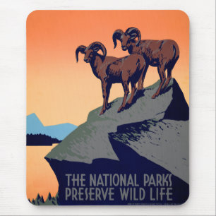 Nationalparks Mousepad