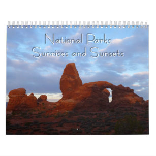 Nationalparks Sonnenaufgänge und Sonnenuntergänge Kalender