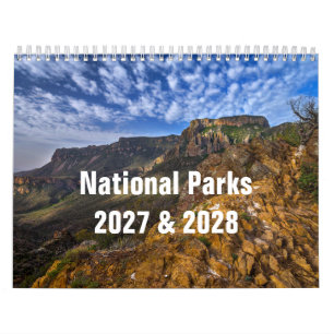 Nationalparks Wandkalender 2027 & 2028