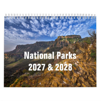 Nationalparks Wandkalender 2027 & 2028