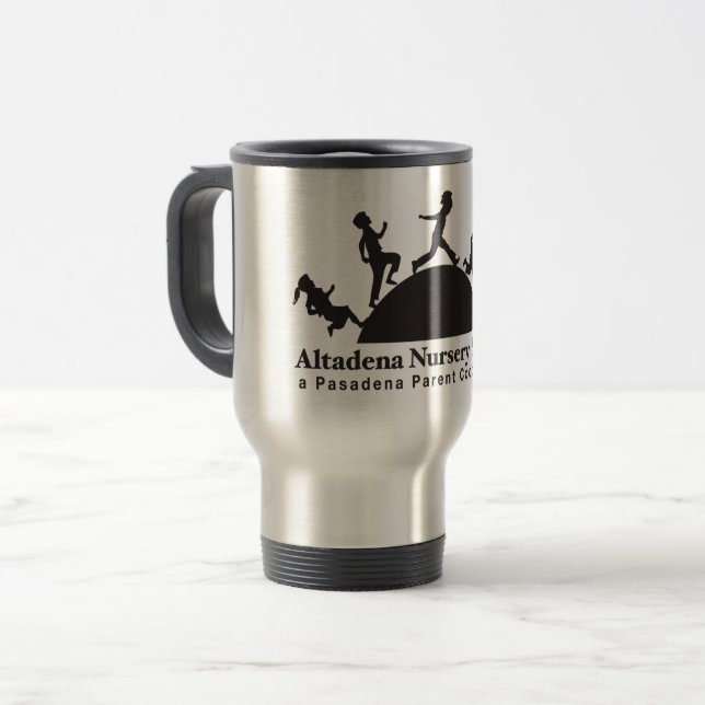 Nationalstandard-Logo-Reise-Tasse Reisebecher (Vorderseite Links)