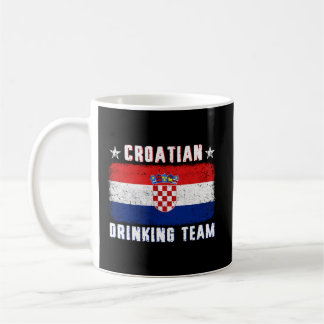 Nationalstolz des kroatischen Getränketeams Kaffeetasse