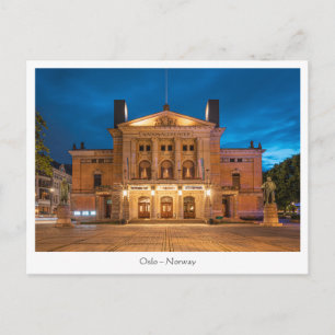 Nationaltheater Oslo Postkarte