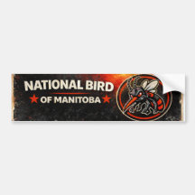 Nationalvogel von Manitoba Lustiger Moskito-Widder