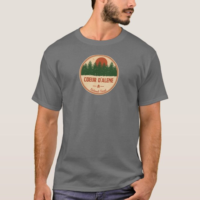 Nationalwald Coeur D'Alene T-Shirt (Vorderseite)
